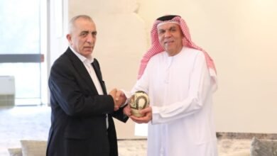 وزير الثقافة الأردني يستقبل الأمين العام للهيئة العربية للمسرح.