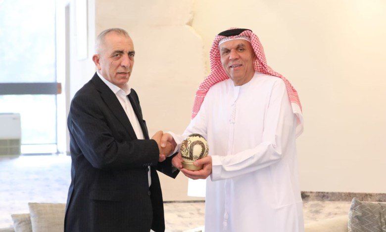 وزير الثقافة الأردني يستقبل الأمين العام للهيئة العربية للمسرح.