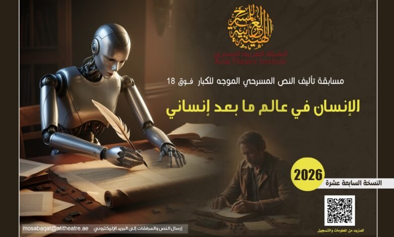 إطلاق مسابقة تأليف النص المسرحي الموجّه للكبار 2026
